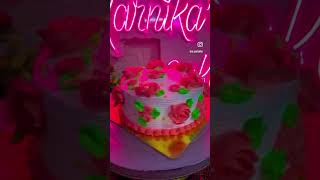 Rosette cake design with pineapple flavour [upl. by Corney]