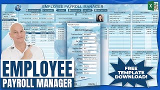 How To Create A Complete Employee Payroll In Excel  FREE DOWNLOAD [upl. by Dave]