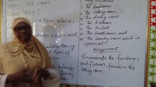 Prevocational Studies JSS1 Lesson 1 The home [upl. by Ille]