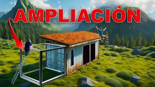 Ampliación Casa Contenedor Cómo Crear una Habitación Extra con Acero [upl. by Sum854]