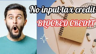 SECTION 175 of CGST ACT2017 II BLOCKED CREDIT II viralvideo youtube latestnews [upl. by Sacrod945]