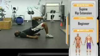 Supine Hip Extension [upl. by Kiker906]