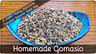 How to Make Gomasio  ❤️ A Delicious Japanese Mix of Toasted Sesame Seeds amp Salt  103 [upl. by Jazmin768]