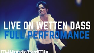 Michael Jackson  Live On Wetten Dass  4th November 1995 Full Performance [upl. by Ester]