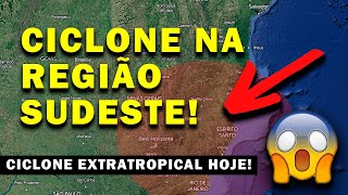 CICLONE EXTRATROPICAL EM FORMAÇÃO NA REGIÃO SUDESTE E NA BAHIA  RJ ES E BAHIA  CICLONE 2023 [upl. by Yrgoerg]