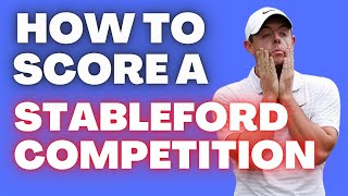 How Do You Score A Stableford Competition In Golf [upl. by Retsev]