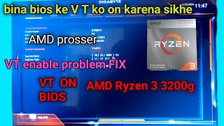 Enable Virtualization on Windows 11 amd ryzen 3 3200g processor [upl. by Ainoval]