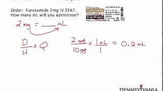 Dose Conversion 1  mg to mL Using Label [upl. by Koetke]