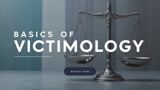 Basics of Victimology II Important terms II Criminology [upl. by Lledraw]