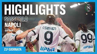 HIGHLIGHTS  Sassuolo  Napoli 16  Serie A 21ª giornata [upl. by Wheeler]