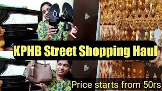 Kphb Street Shopping  Range starts from 50 rs  Budget friendly street shopping [upl. by Ahsemaj255]