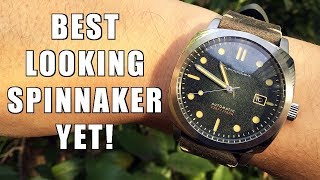 A Very Nice Panerai Homage Spinnaker Hull Automatic Dive Watch Review SP5059  Perth WAtch 138 [upl. by Aikcin]