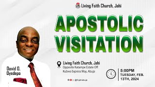 APOSTOLIC VISITATION  BISHOP DAVID OYEDEPO  LFC JAHI ABUJA  13TH FEB 2024  MESSAGE [upl. by Fotina]