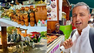 Crazy Night Market Tour in Marrakech  Rare Moroccan Street Food  Beaf Lamb  Morocco Street Food [upl. by Haslett71]