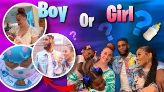 TREY AND SENIAS GENDER REVEAL SUCH A GOOD TIME EMOTIONAL [upl. by Anesusa]