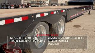 Load King SFT Hydraulic Folding Tail Trailer [upl. by Layol]