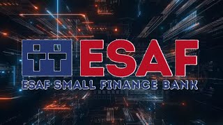 ESAF Small Finance Bank  a value buy [upl. by Nallak]