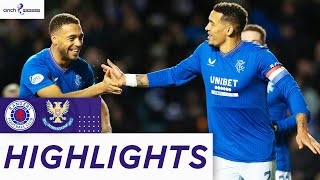 Rangers 20 St Johnstone  Dessers amp Tavernier Earn a HardFought Win  cinch Premiership [upl. by Akers]