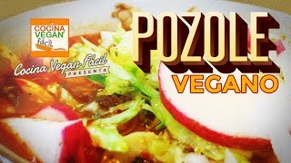 Pozole rojo vegano  Cocina Vegan Fácil Reeditado [upl. by Iror]