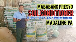 EPEKTIBONG SOIL CONDITIONER PARA SA BASAL APPLICATION na merong NPK LABS at Humic Acid [upl. by Felicidad]