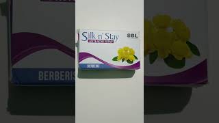 Sbl silk n stay berberis soap  Homoepathic anti acne skin brightening soap NishaHomeocure [upl. by Indys]