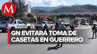 Guardia Nacional nuevamente se repliega en la autopista del Sol [upl. by Derdle]