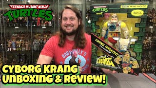 Cyborg Android Krang Super 7 Teenage Mutant Ninja Turtles Unboxing amp Review [upl. by Nepsa]