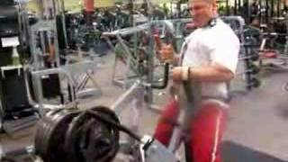 Rowing 250 in plates on Hammer machine [upl. by Anallij586]