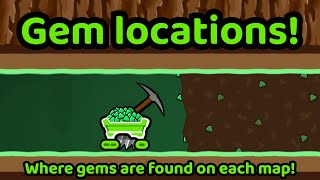 Ultimate Gem Locations Guide Get gems much quicker in Rbr Rocket Bot Royale [upl. by Hew]