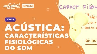 Acústica Características Fisiológicas do Som Aula 15 OND15 [upl. by Enail95]