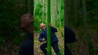 How to make a bamboo doorbell doorbell bamboo ytshorts [upl. by Hooper648]