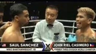 CASIMERO VS SANCHEZ FIGHTS END AT FIRST ROUND VIA TKOQUADRO ALAS ANGAS NANG PINAS [upl. by Sitnerp761]