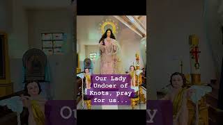 Our Lady Undoer of Knots pray for us  Powerful Meditation Prayer ourladyundoerofknots [upl. by Okoy]