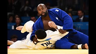 demifinale de Teddy Riner contre Temur Rakhimov aux JO de Paris 2024 au CLUB FRANCE [upl. by Ayotnahs]