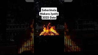 sabarimala makara jyothi 2025 date is 14th January 2025 is makaravilakku festival at sabarimala [upl. by Drageruaeb]