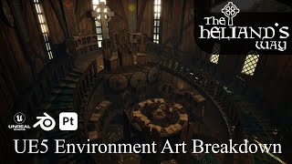 UE5 Environment Art Breakdown  The Heliands Way [upl. by Stillman]