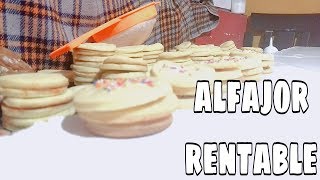 COMO PREPARAR ALFAJORES DE MAICENA RENTABLE PARA NEGOCIO RECETA SUPER FÁCIL 💜 [upl. by Tnomad27]