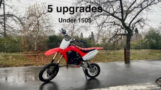 5 best upgrades for your razor dirt bike [upl. by Ahtaela94]