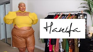 HANIFA PLUS SIZE TRYON HAUL 2022  LUXURY HAUL  SOO FAT GIRLS CANT HAVE LUXURY [upl. by Atinrahs]