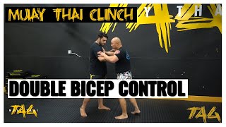 Muay Thai Clinch  Double Bicep Control Pummeling Drill with Chris Aboy Eddie Ramirez Rehan Ilyas [upl. by Peedus]