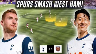 The GENIUS Thing Postecoglou Changed That Seen Spurs HUMILIATE West Ham [upl. by Nathalia]