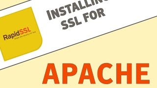 Install an SSL Certificate for Apache Servers [upl. by Adiel615]