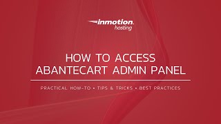 How to Access AbanteCart Admin Panel [upl. by Eldridge]