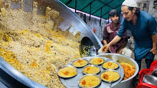 Chicken Biryani in Paradise Hostel Faisalabad  Biryani in Big Pot Full Recipe  The Street Foods [upl. by Rudolfo]