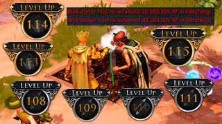 Double XP gains so far  Runescape progress 12 [upl. by Evvy]