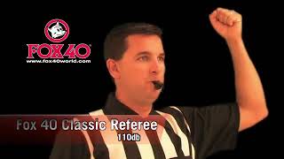 Silbato Fox40 Classic  sonido  Referee Store Equipamiento Oficial Arbitros fox40 silbatos [upl. by Cornela193]