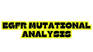 EGFR MUTATIONAL ANALYSIS [upl. by Borchert]