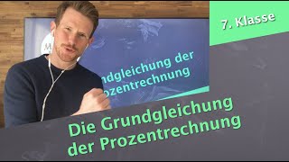 Die Grundgleichung der Prozentrechnung [upl. by Adnael]