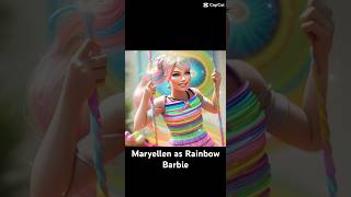 American Girl Maryellen as Rainbow Barbie AG  Filter [upl. by Latia]