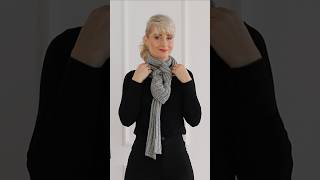 Wie binde ich einen Schal Einfach amp kreativ scarfstyle scarf scarftutorial [upl. by Eenolem]